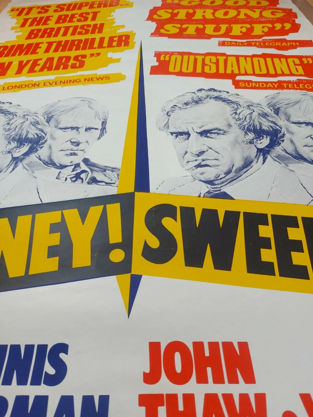 SWEENY! SWEENY! ORIGINAL UK LARGE 40" X 60" FILM POSTER 1977 ROLLED, image 3