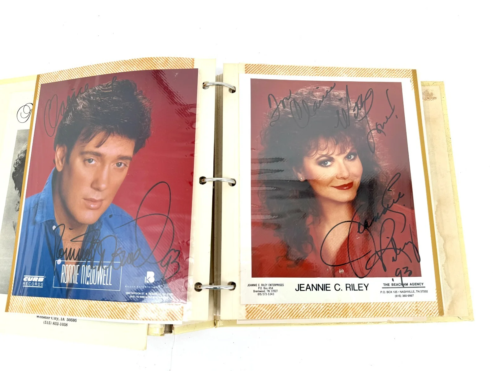 Vintage Country Musica Autogrpahy album 25+ Signed photos Charly Pride Tippin, изображение 5