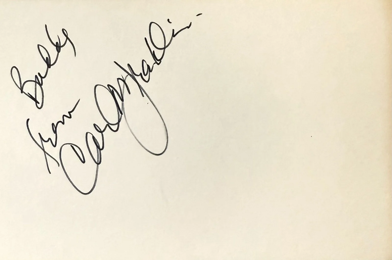 Carl Franklin — CARL FRANKLIN Signed Autographed 4x6 INDEX CARD The A-Team Devil in a Blue Dress, изображение 3