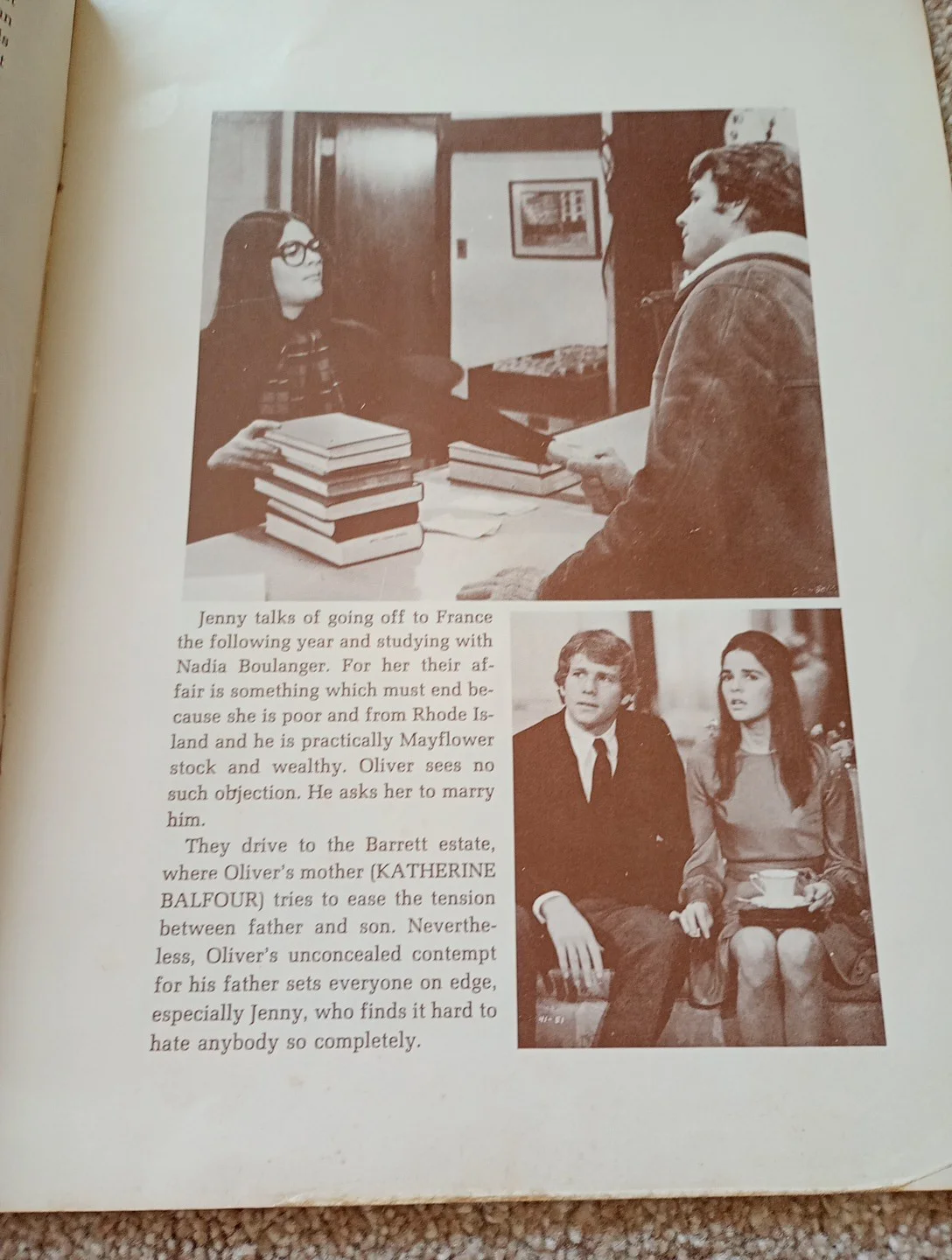 Vintage Love Story Movie Souvenir Book Ali MacGraw Ryan O'Neal 1970 Photos RARE, изображение 2