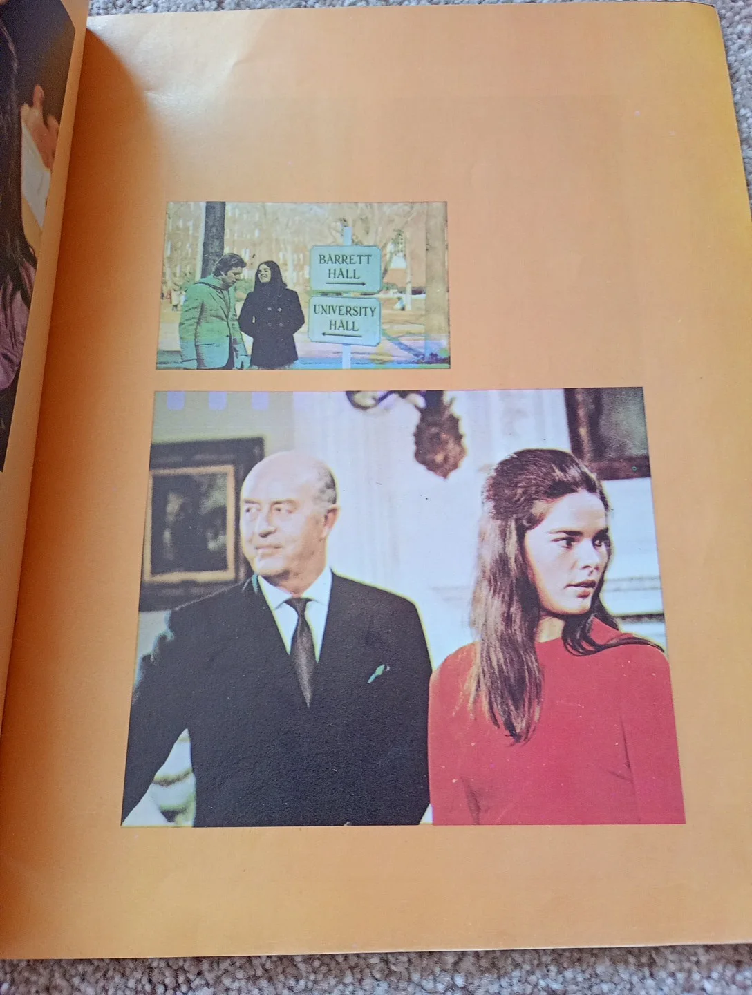 Vintage Love Story Movie Souvenir Book Ali MacGraw Ryan O'Neal 1970 Photos RARE, изображение 3