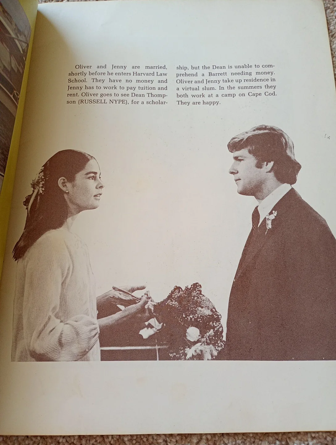 Vintage Love Story Movie Souvenir Book Ali MacGraw Ryan O'Neal 1970 Photos RARE, изображение 4