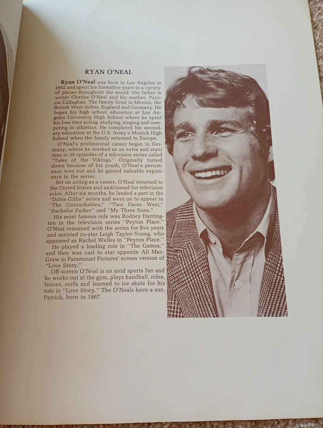 Vintage Love Story Movie Souvenir Book Ali MacGraw Ryan O'Neal 1970 Photos RARE, изображение 5