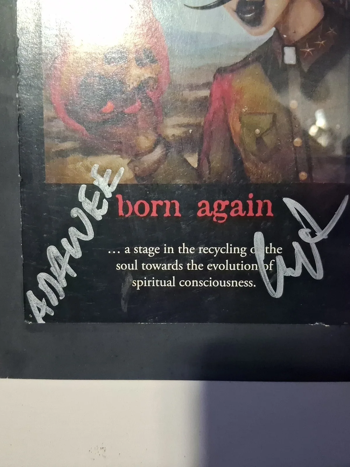 4x6 Autographed Corporate Avenger Born Again Signed Photo, image 3