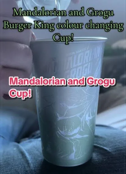 Star Wars Mandalorian & Grogu Colour Changing Cup (Green) Brand New, изображение 2