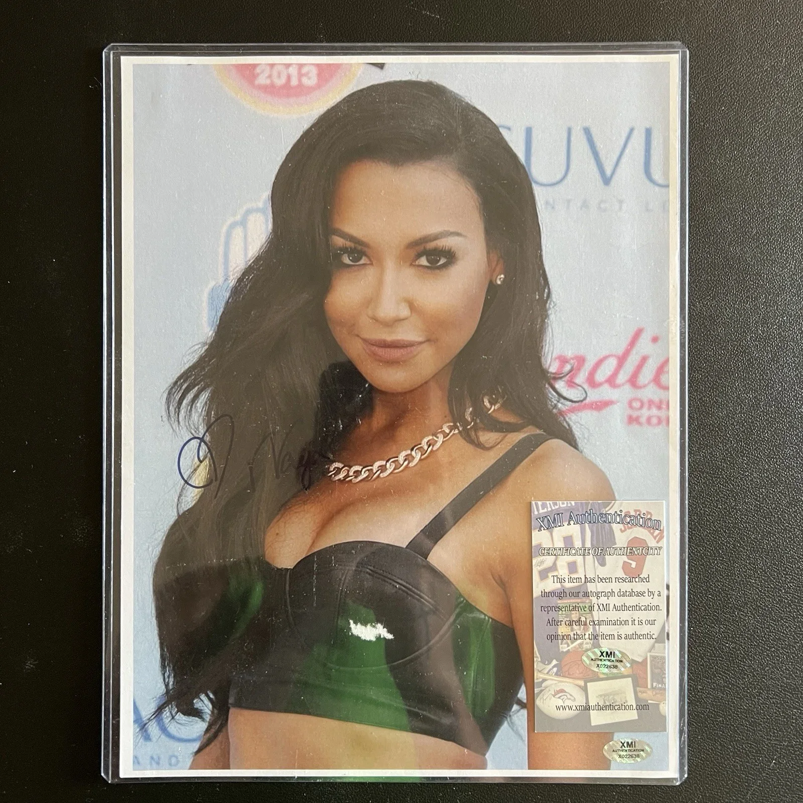 Naya Rivera (RIP) Glee Hand signed 8x10 Coa JSA Autograph Singer Actress Damaged, изображение 2