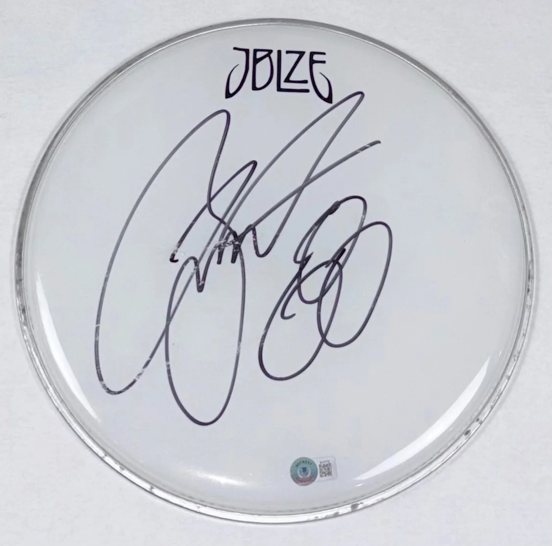 Jason Bonham Signed Autograph 12" Drumhead Led Zeppelin John's Son Beckett COA, изображение 2