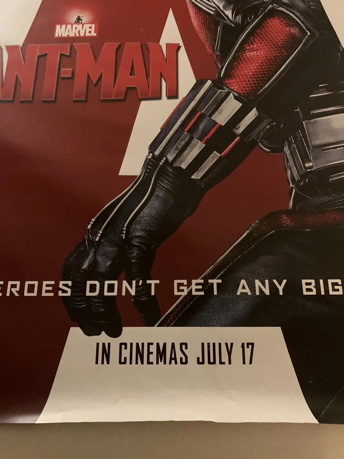 Marvel ANTMAN Genuine Original Cinema Movie Paul Rudd poster Avengers, изображение 3