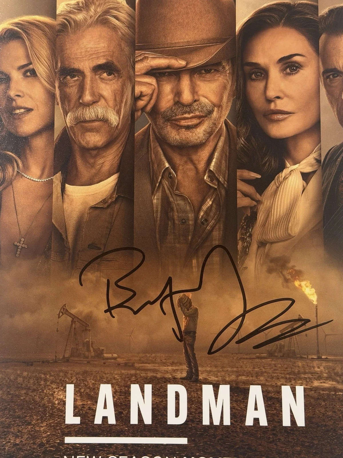 Billy Bob Thornton — BILLY BOB THORNTON SIGNED 11X17 AUTOGRAPH LANDMAN PHOTO TOMMY BECKETT BW89765, image 2