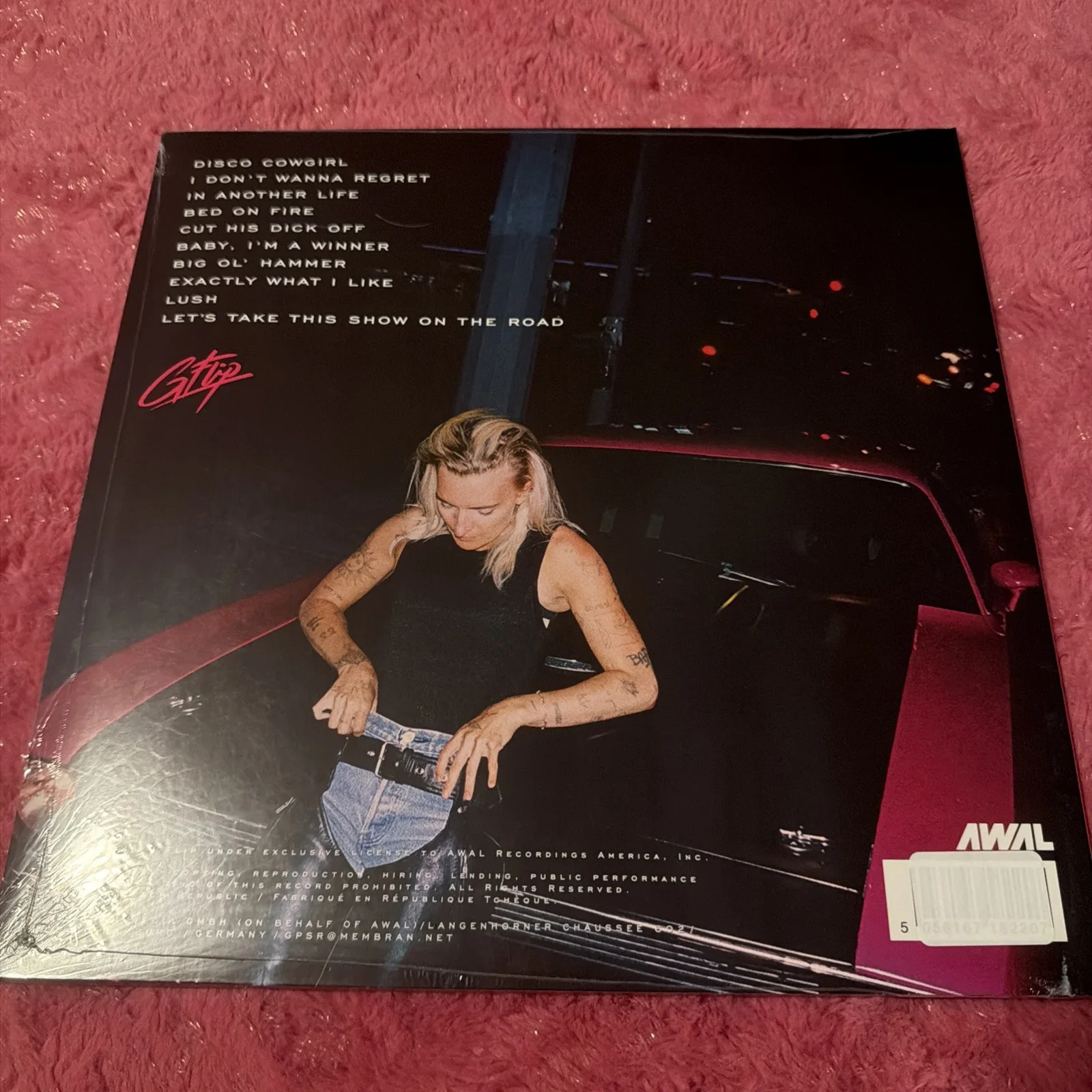 G FLIP Dream Ride LP Graffiti Exc Hot Pink & Black Vinyl /500, image 2