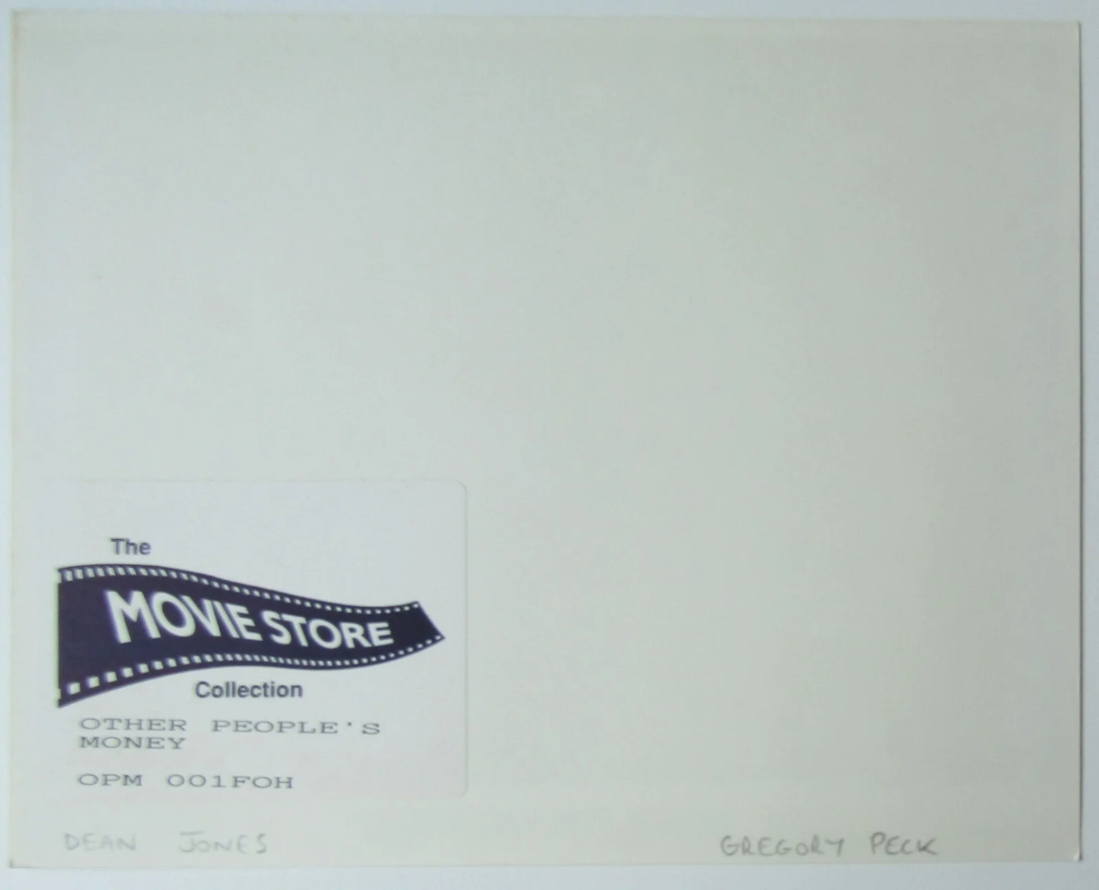 OTHER PEOPLES MONEY - 1991 Lobby Card 10x8 - Gregory Peck, Dean Jones, De Vito, image 2