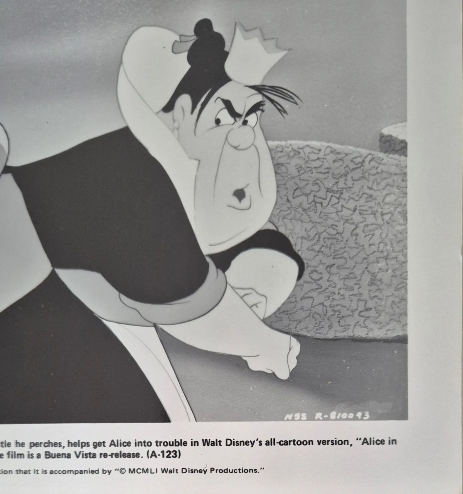 ALICE IN WONDERLAND (1951) - Press Photo / Lobby Card 10" x 8" - Walt Disney #5, изображение 2