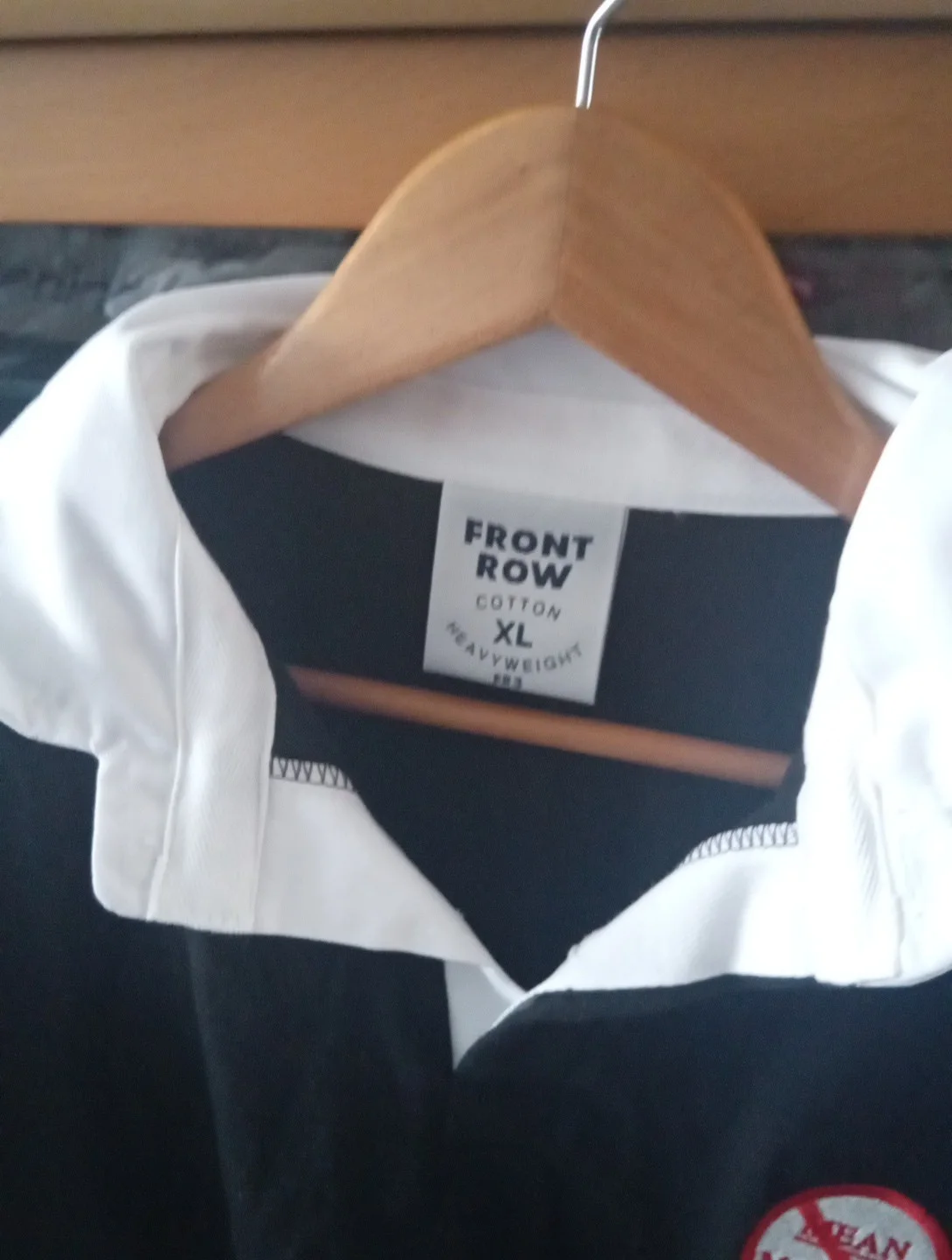 Front Row Mean Machine Rugby Shirt Size XL Vinnie Jones Movie Crew Issued, image 3