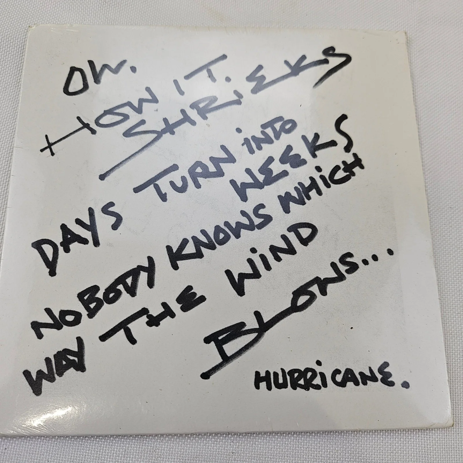 Rolling Stones Hurricane Signed CD Sleeve Keith Richards Mick Jagger Ronnie Wood, image 5