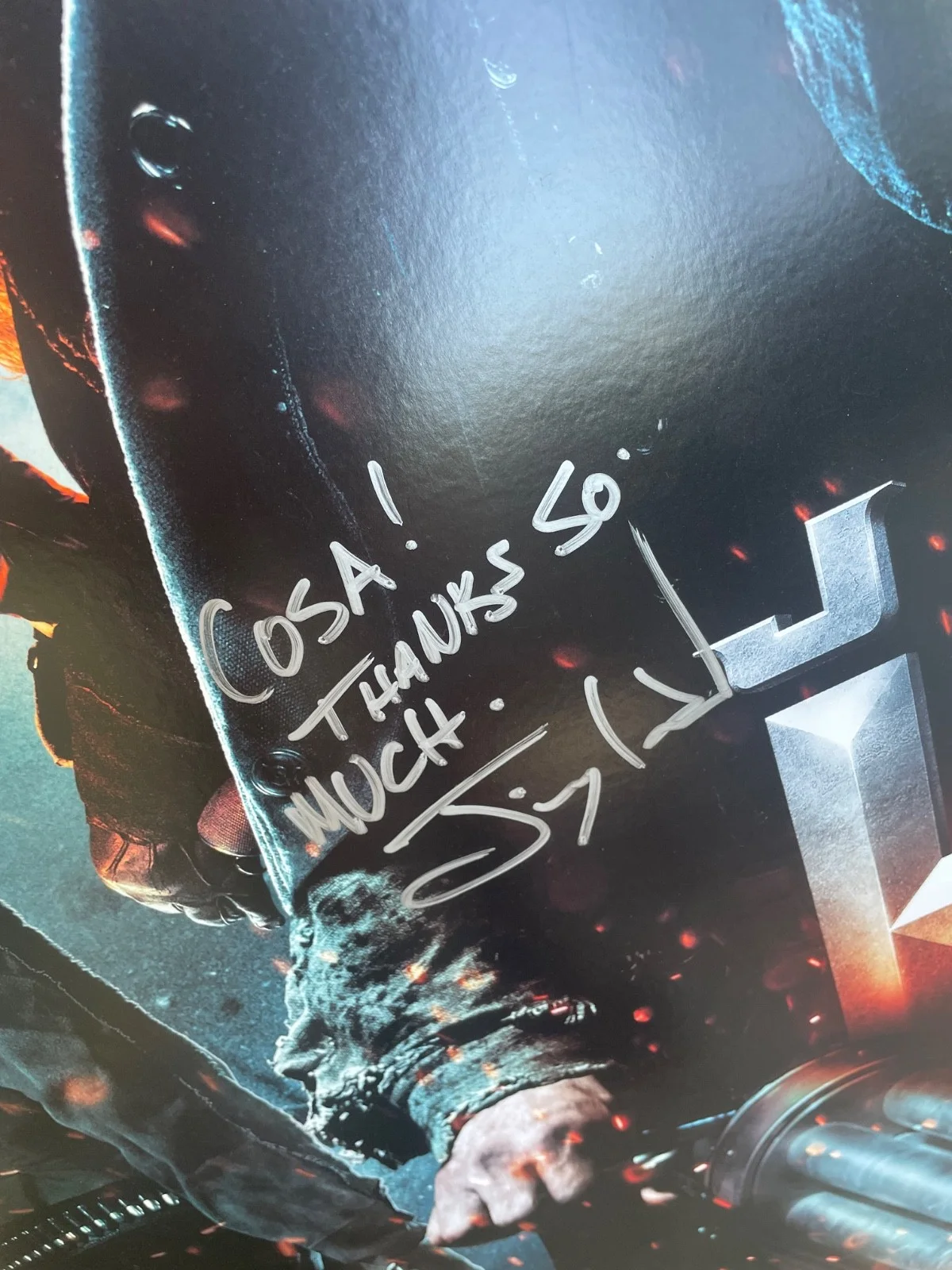 Jonah Hex Josh Brolin Poster mounted on foam board signed by director, image 3