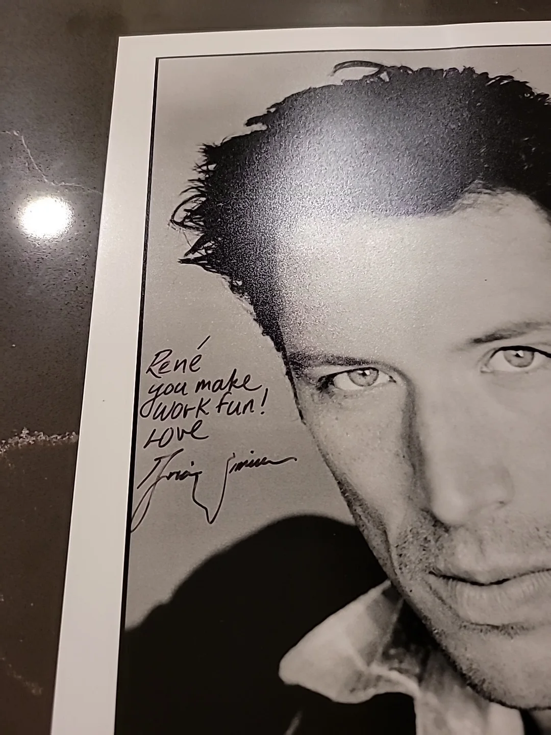 Brian Wimmer - Signed Autograph Headshot Photo TO Rene No Coa, image 2