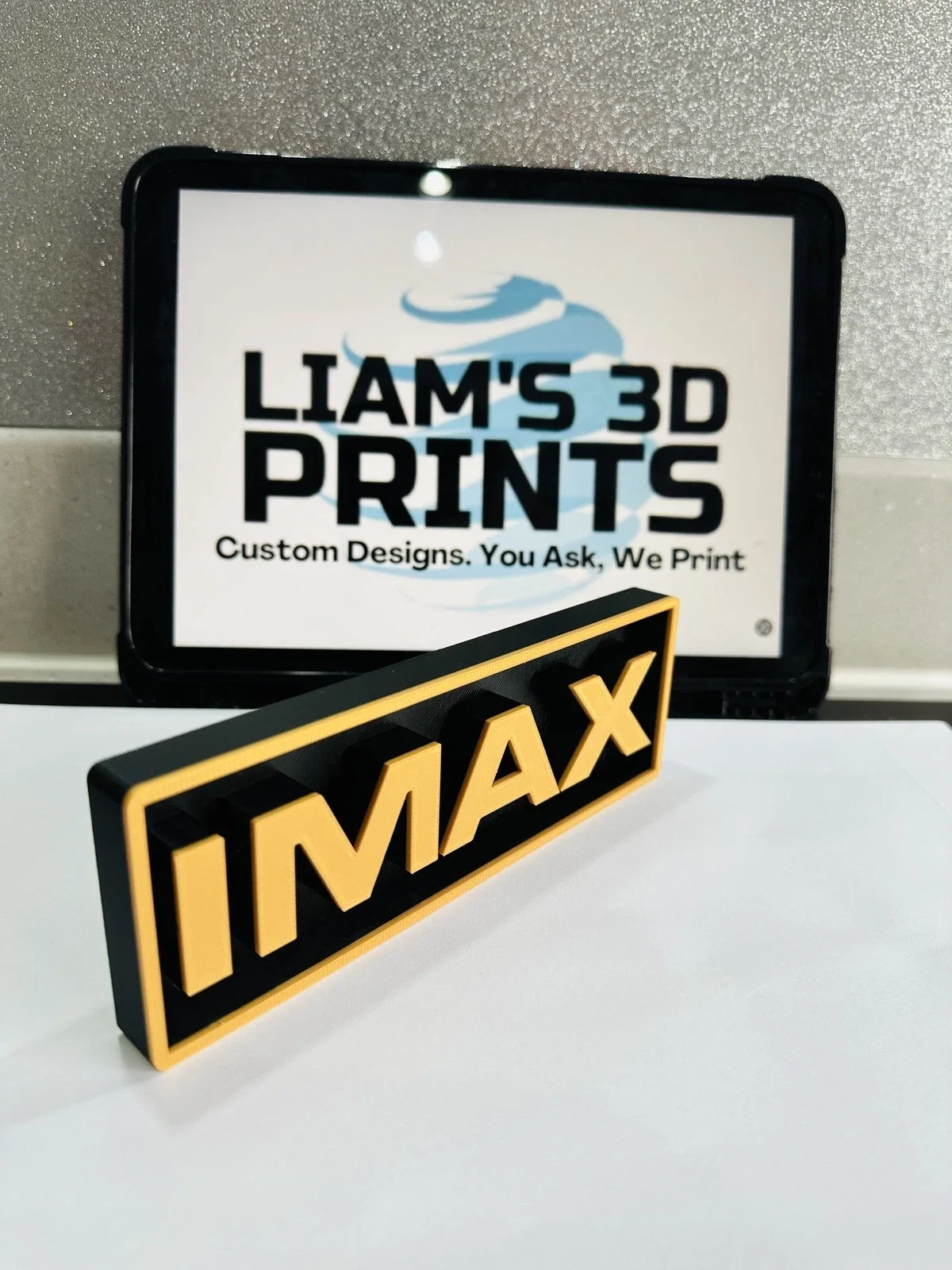 Decorative IMAX Box Sign Shelf Wall Home Cinema 2 Sizes, image 2