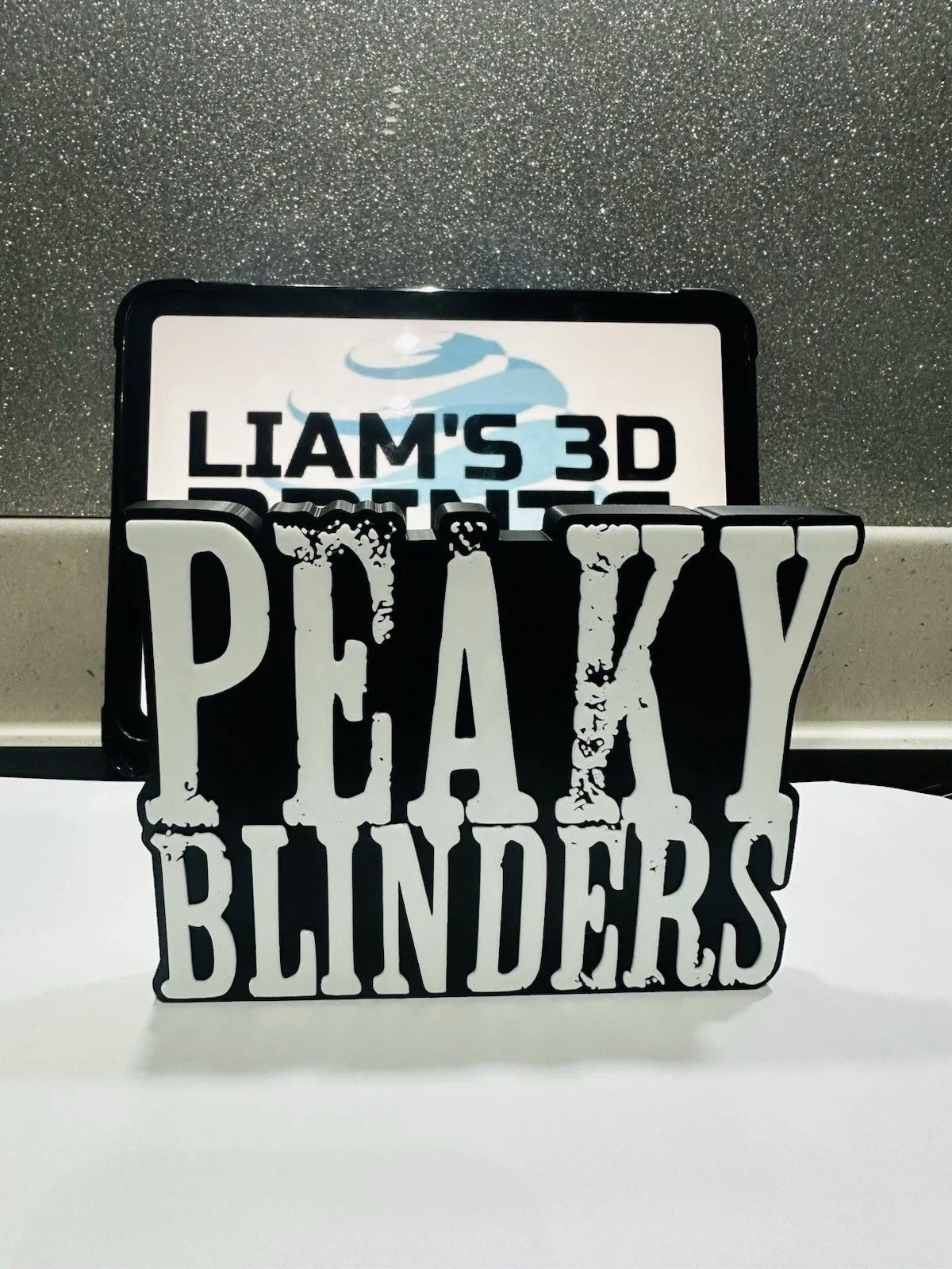 Decorative Peaky Blinders Self Standing Logo TV Show Movie Shelf Wall Sign, изображение 3