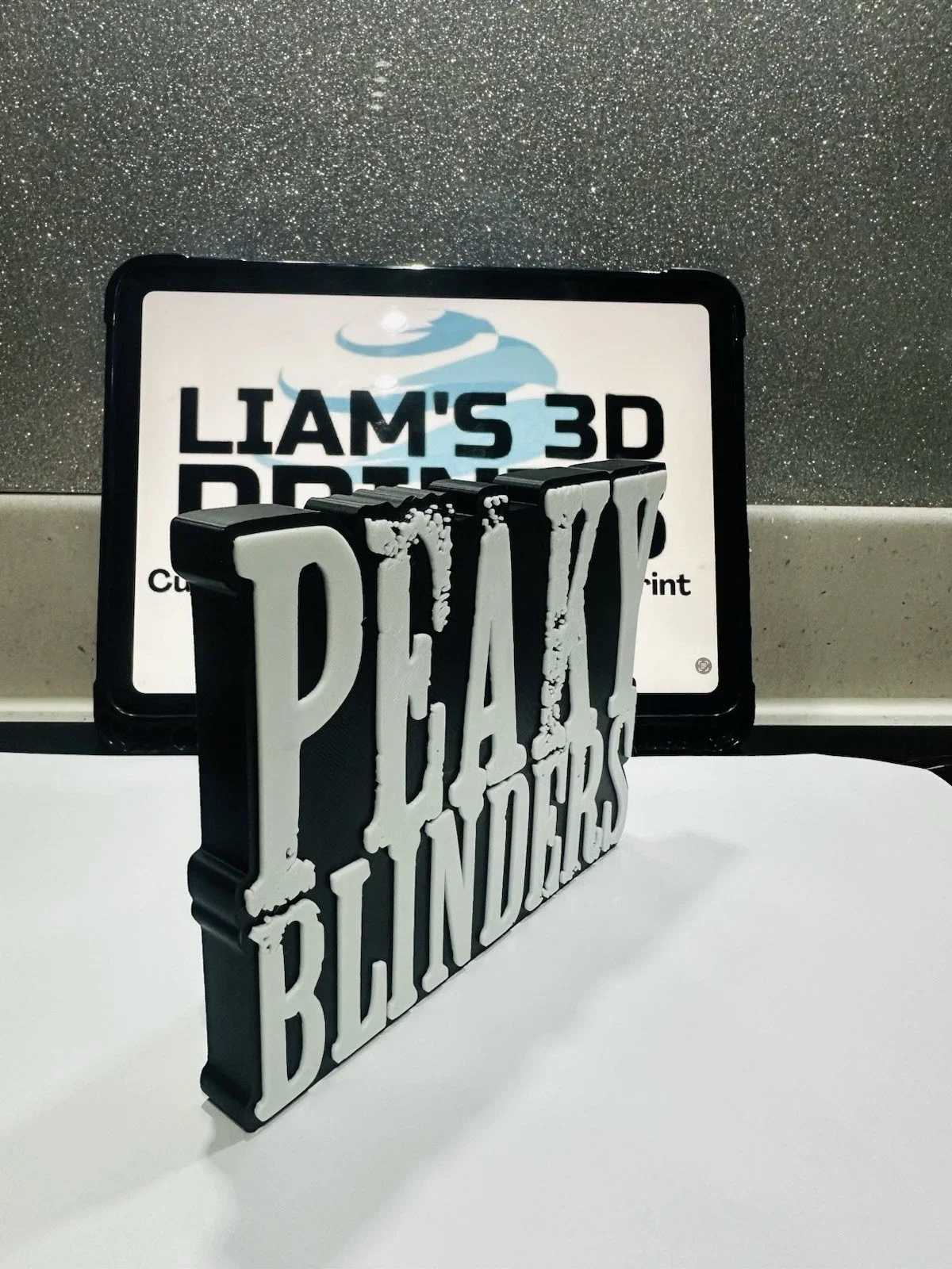 Decorative Peaky Blinders Self Standing Logo TV Show Movie Shelf Wall Sign, изображение 4