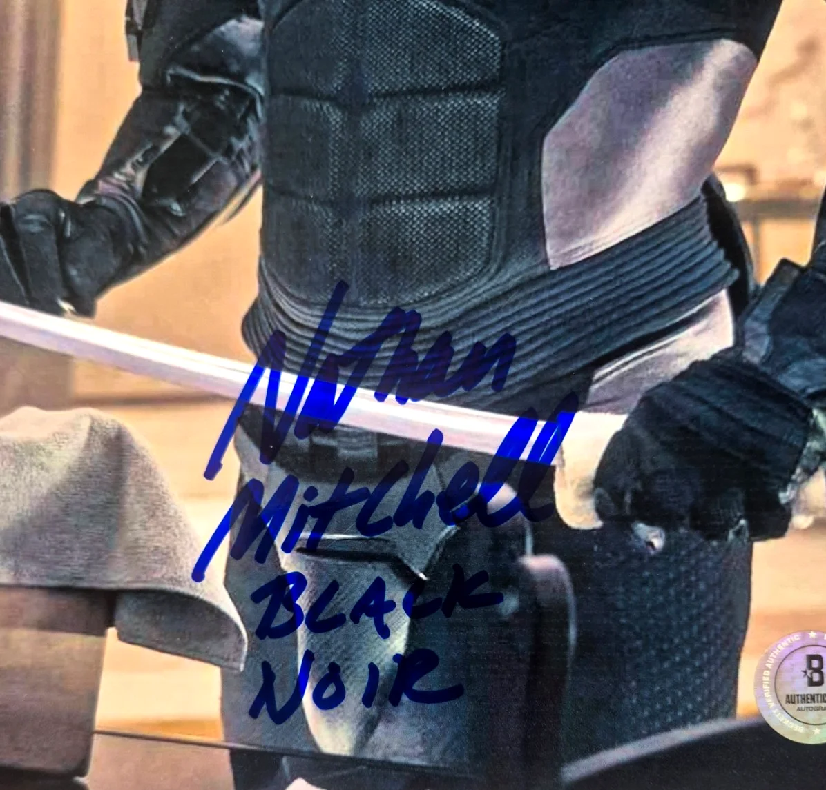 Nathan Mitchell — NATHAN MITCHELL SIGNED AUTOGRAPHED 8X10 PHOTO THE BOYS BLACK NOIR RARE BAS COA, изображение 2