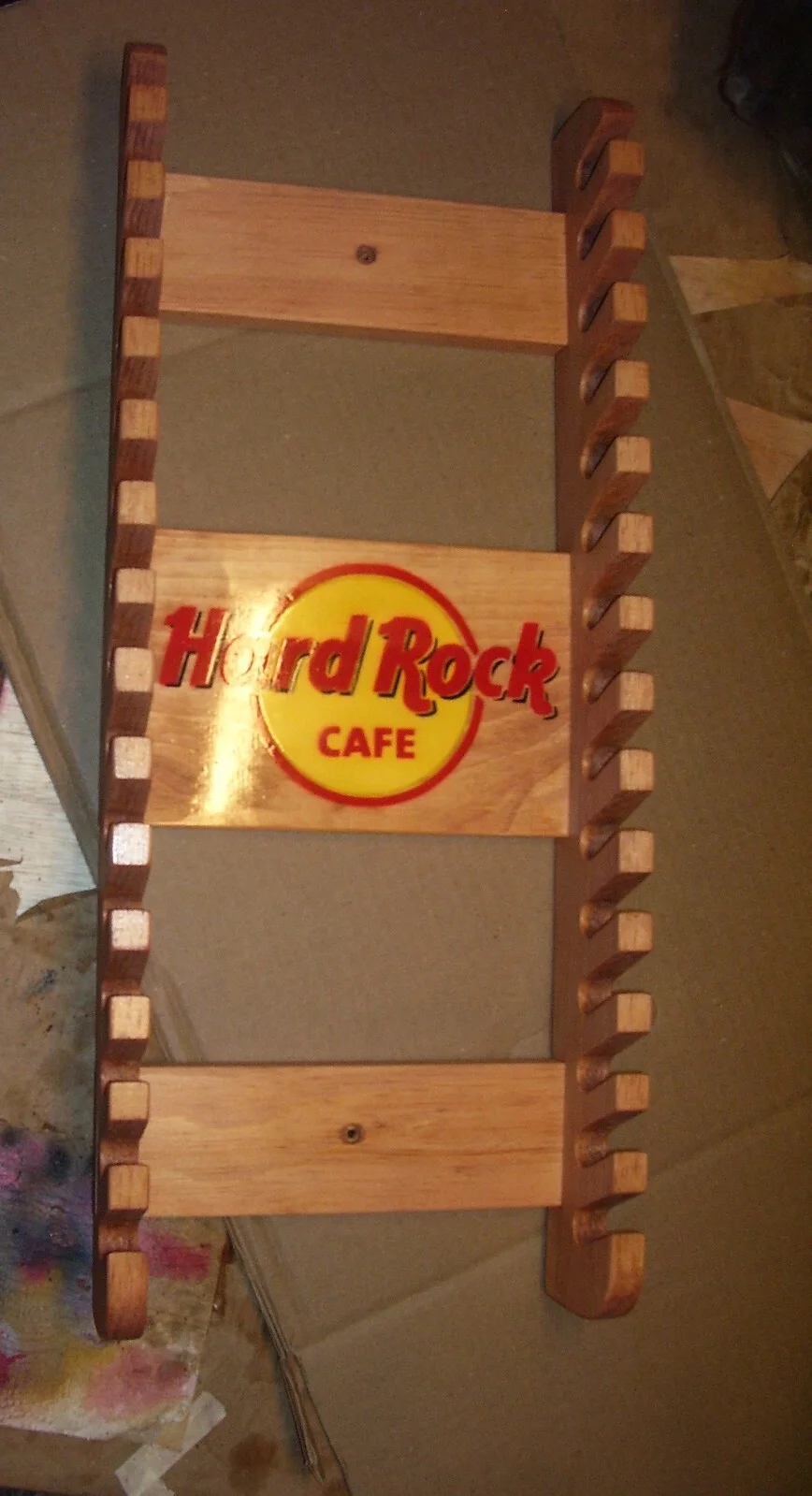 Drumstick display rack Hard Rock Cafe Holds 15 pairs sticks 24 inches long, изображение 5