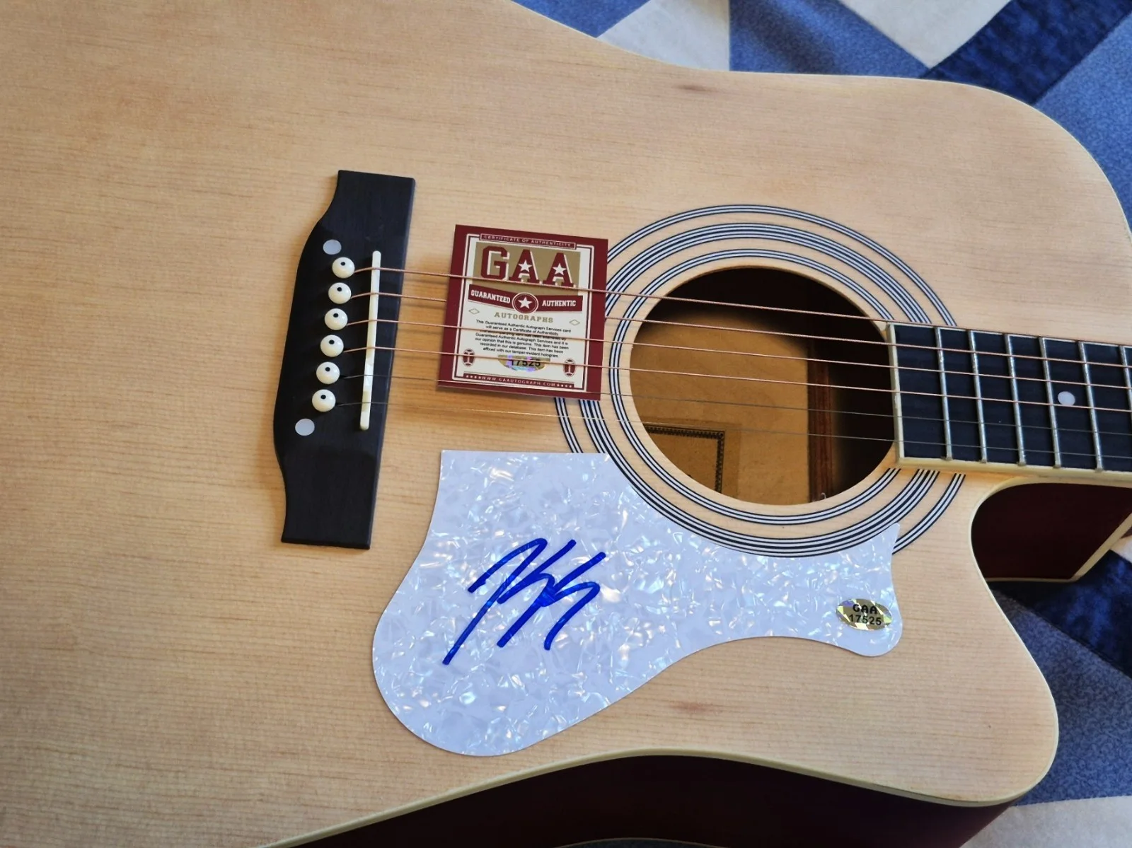 Kenny Chesney — Kenny Chesney Signed Autograph Full Size Acoustic Guitar Country Music Icon GAA, изображение 2