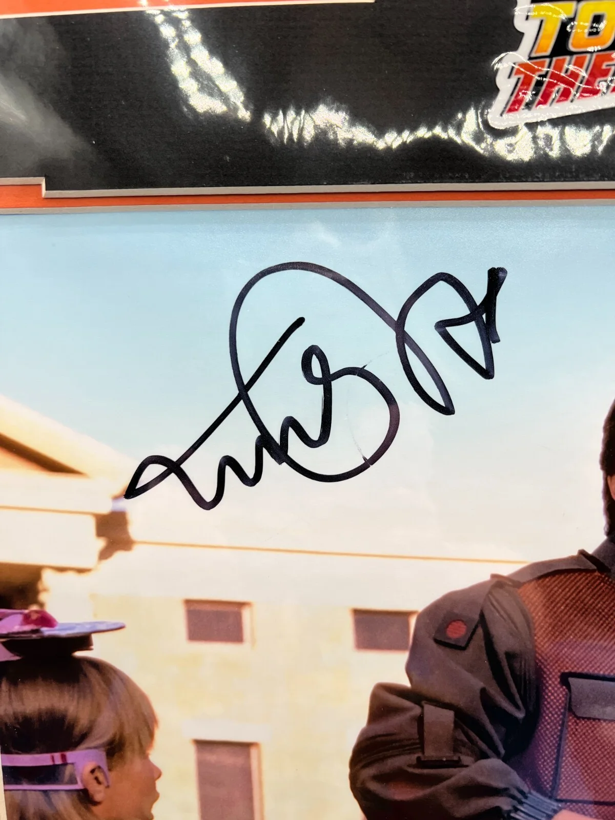 Michael J Fox — Back to the Future Michael J Fox Signed 11x14 Photo 16x20 Matted +Poster Pennant, image 5