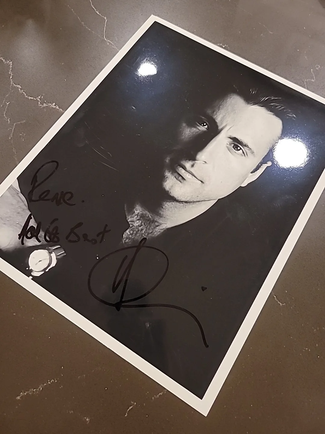 Hand SIGNED Andy Garcia 8x10 Photo - To Rene NO COA, изображение 2