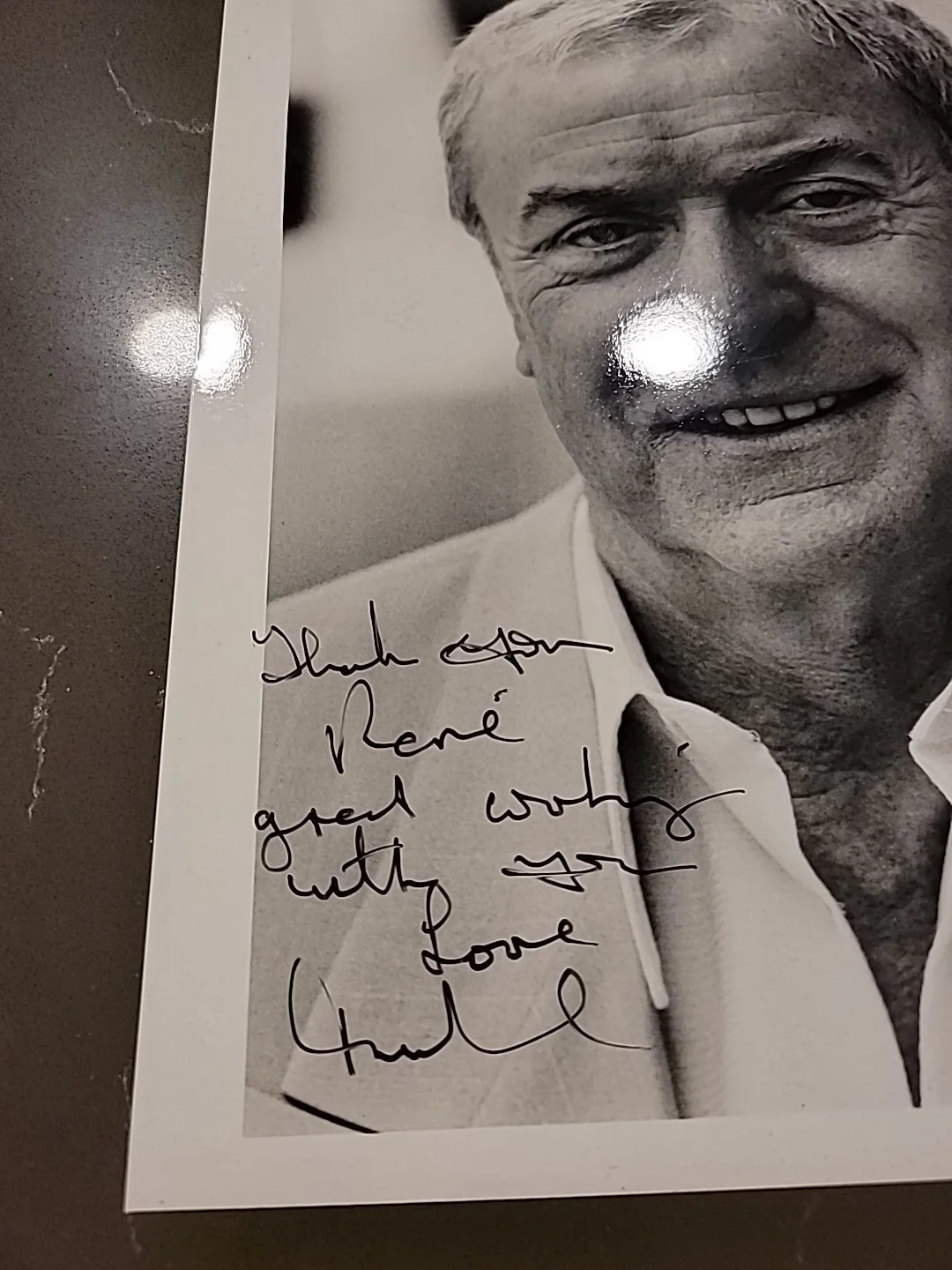 Michael Caine — Michael Caine Autographed 8x10 Photo NO COA to Rene, изображение 2