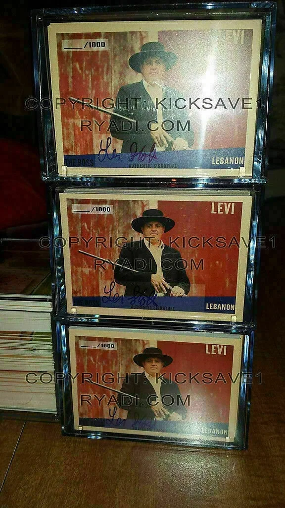 EXCLUSIVE! Lebanon Levi from Amish Mafia HAND SIGNED TRADING CARD - LTD TO 1,000, изображение 3