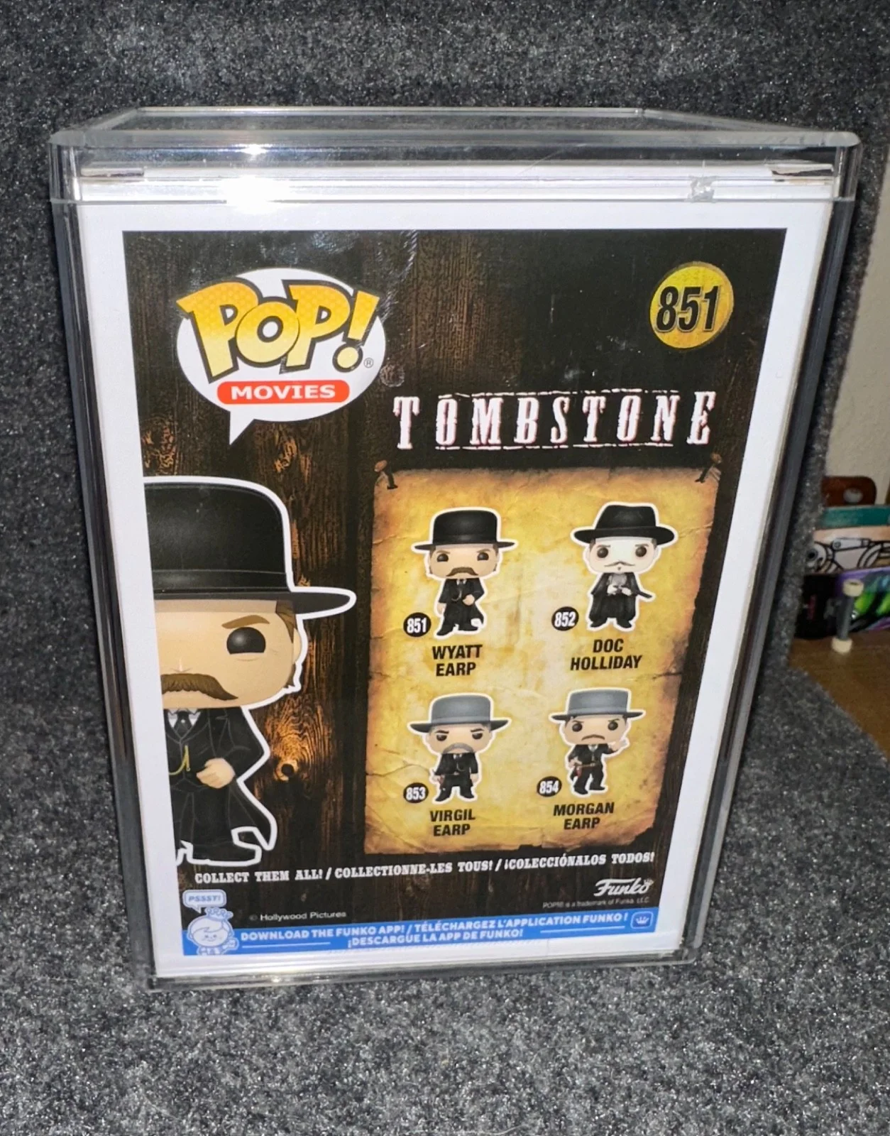 Kurt Russell — Kurt Russell Autographed Tombstone Wyatt Earp Funko Pop! PSA COA, image 2