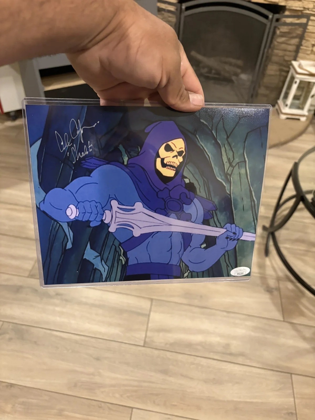 Alan Oppenheimer — Alan Oppenheimer Skeletor He-Man MOTU Signed Autographed 8x10 Photo, изображение 3