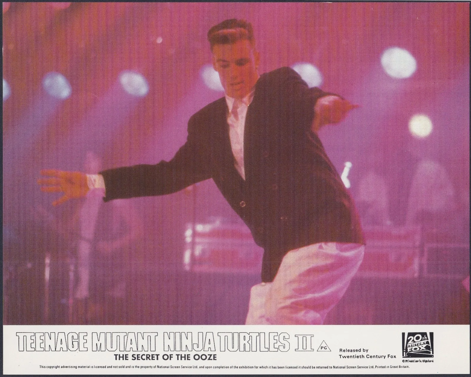 Teenage Mutant Ninja Turtles II Secret Ooze 8x ORIGINAL UK FOH Lobby Cards 1992, изображение 5