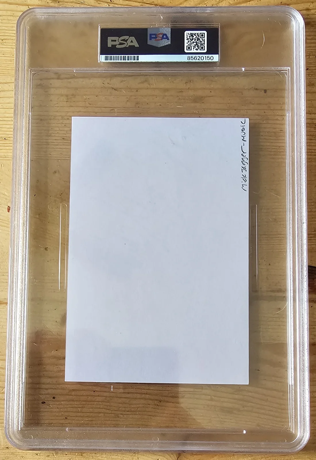 🔥Mick Jagger Signed 4x6 PSA/DNA Encased Rolling Stones auto autograph signature, изображение 3