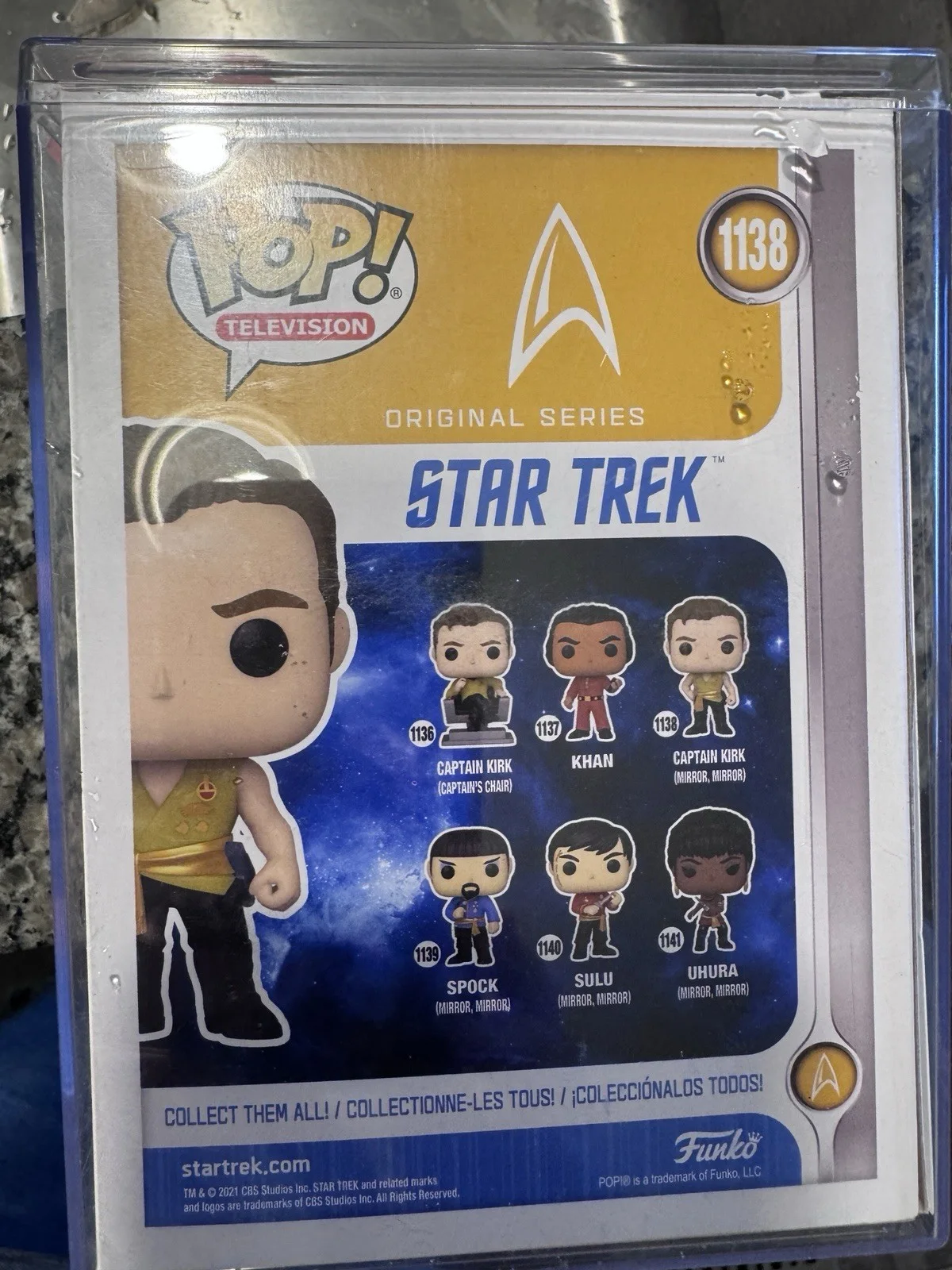 FUNKO POP! William Shatner Captain Kirk Star Trek 1138 Signed Auto Autograph COA, image 4