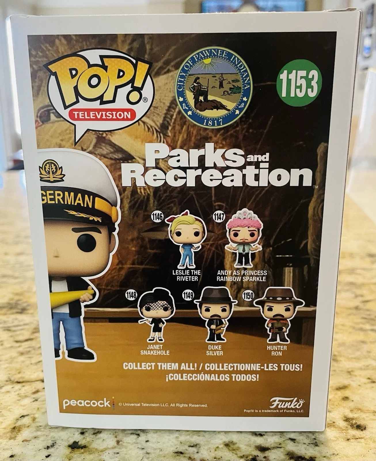 Adam Scott Signed Ben Wyatt #1153 Parks and Recreation Big Apple Chase Funko Pop, изображение 3