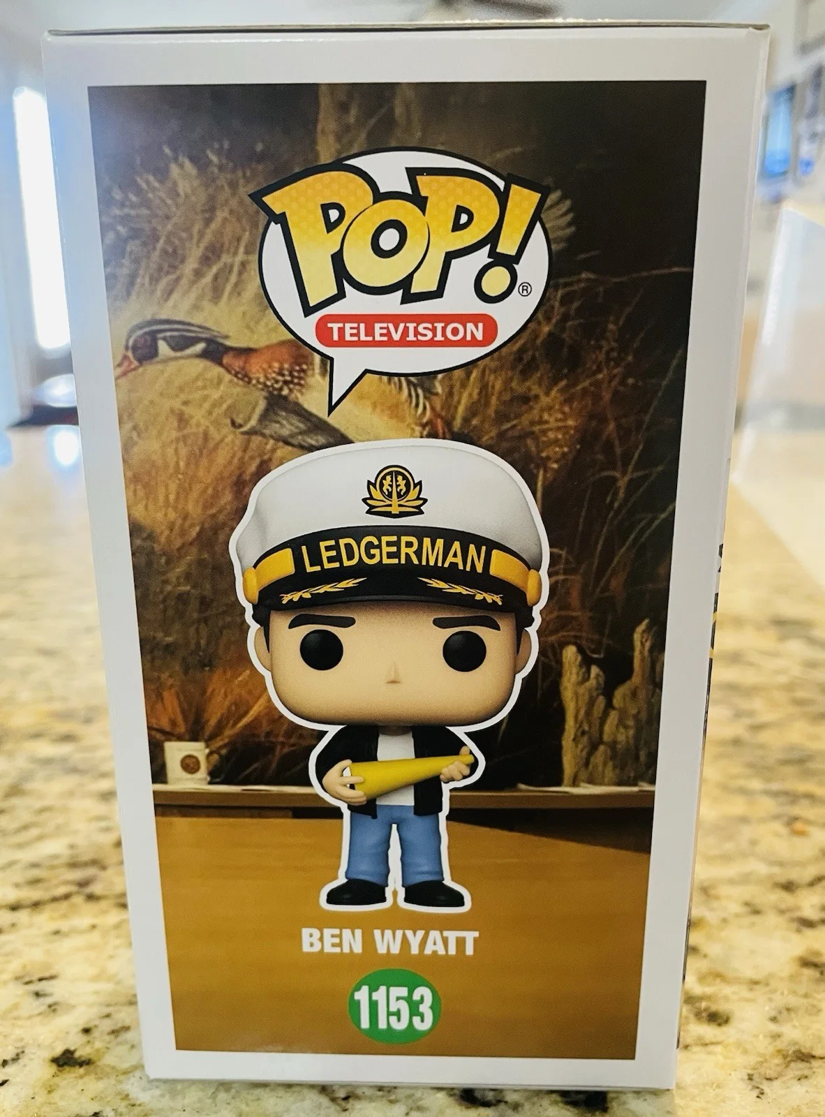 Adam Scott Signed Ben Wyatt #1153 Parks and Recreation Big Apple Chase Funko Pop, изображение 4