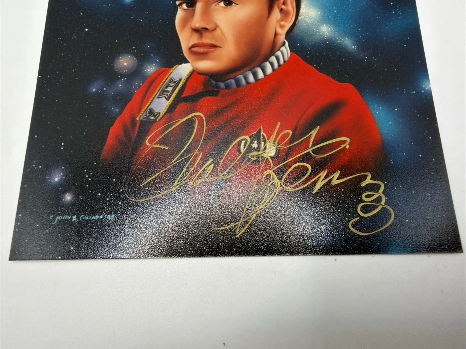 Walter Koenig — Walter Koenig Hand Signed Star Trek Picture 4x5, image 2