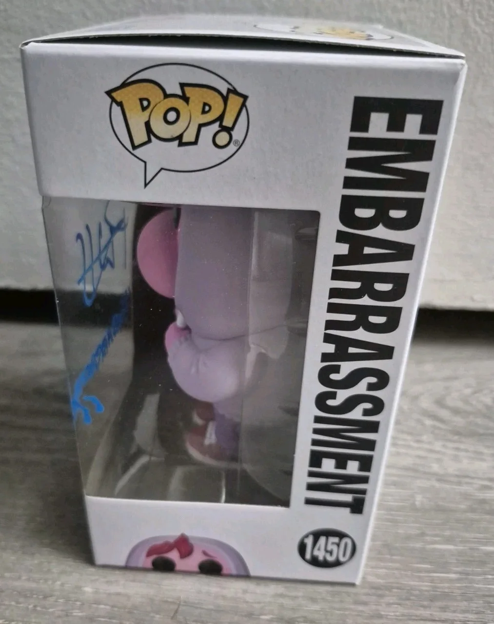 Paul Walter Hauser Signed Funko Pop EXACT PROOF Embarrassment Inside Out, image 3