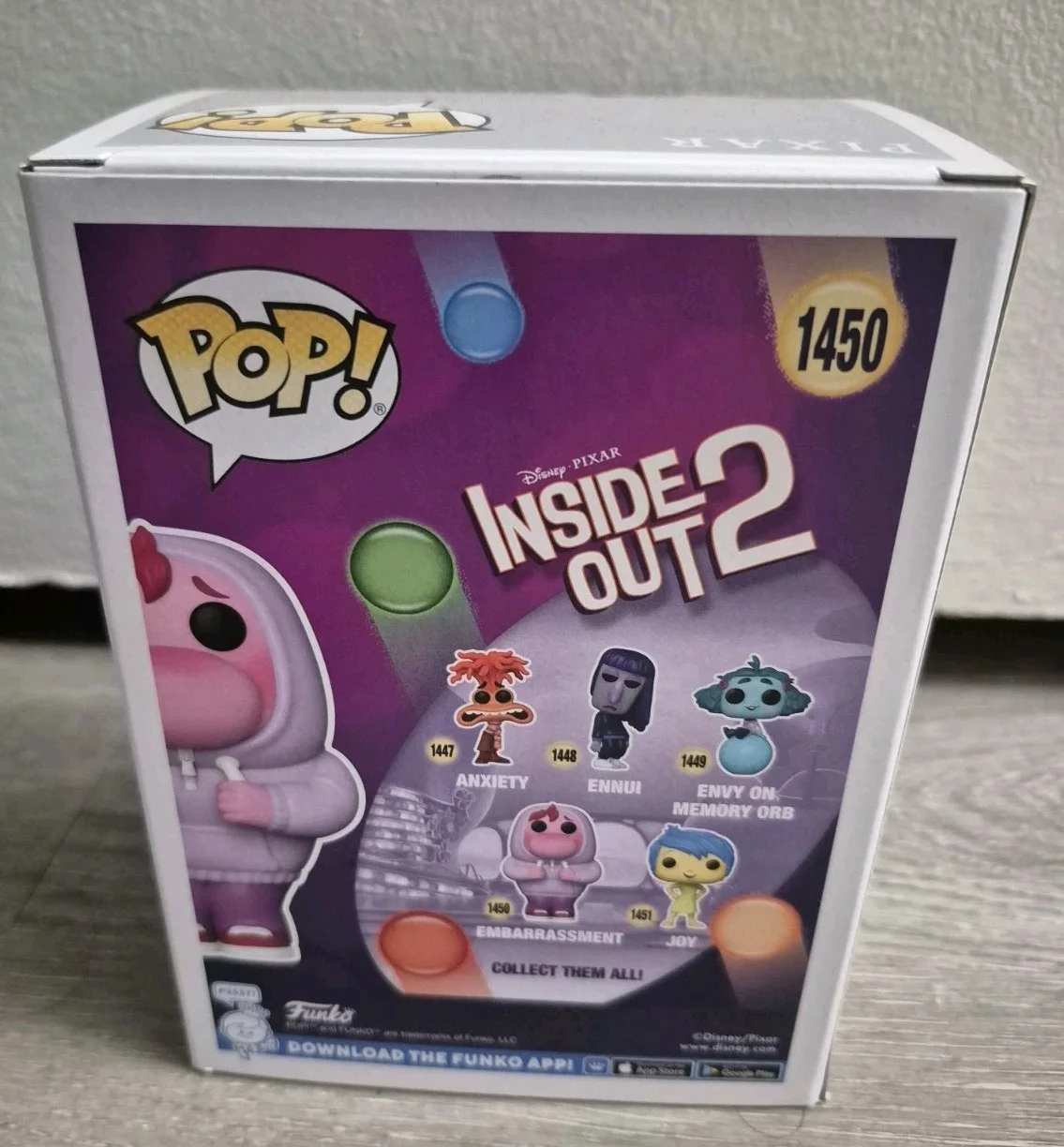 Paul Walter Hauser Signed Funko Pop EXACT PROOF Embarrassment Inside Out, image 4