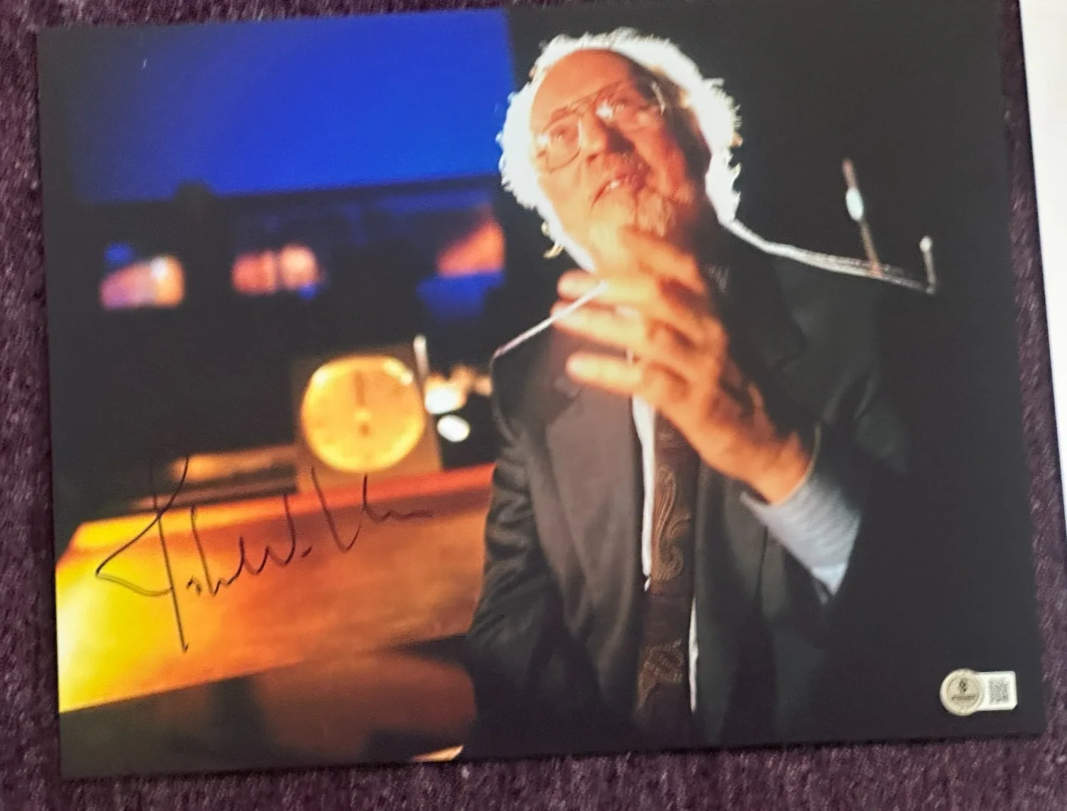 JOHN WILLIAMS — JOHN WILLIAMS Signed STAR WARS 11x14 PHOTO Beckett (BAS) LOA, image 2