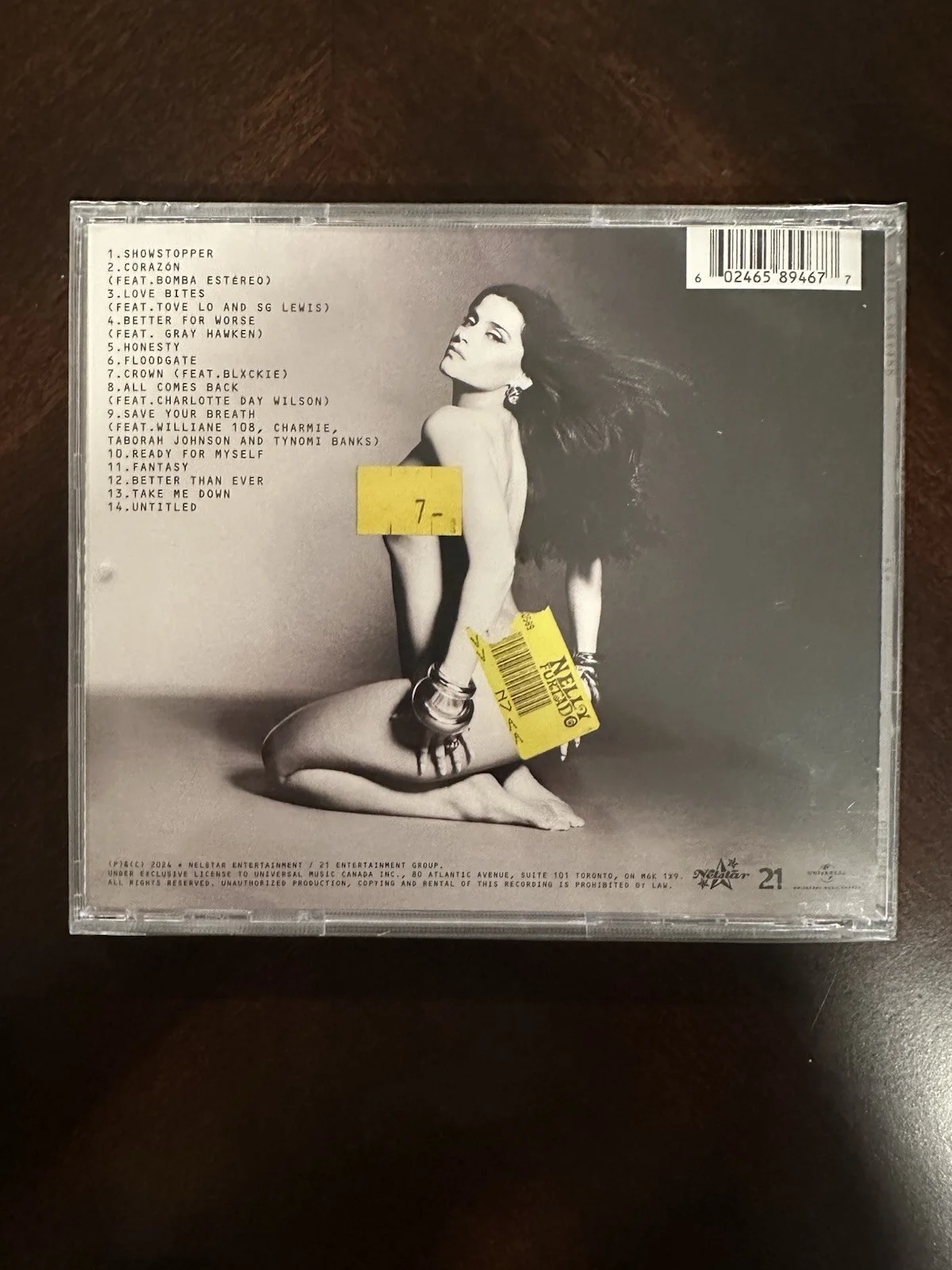 Nelly Furtado 7 Signed CD, Autographed, image 2