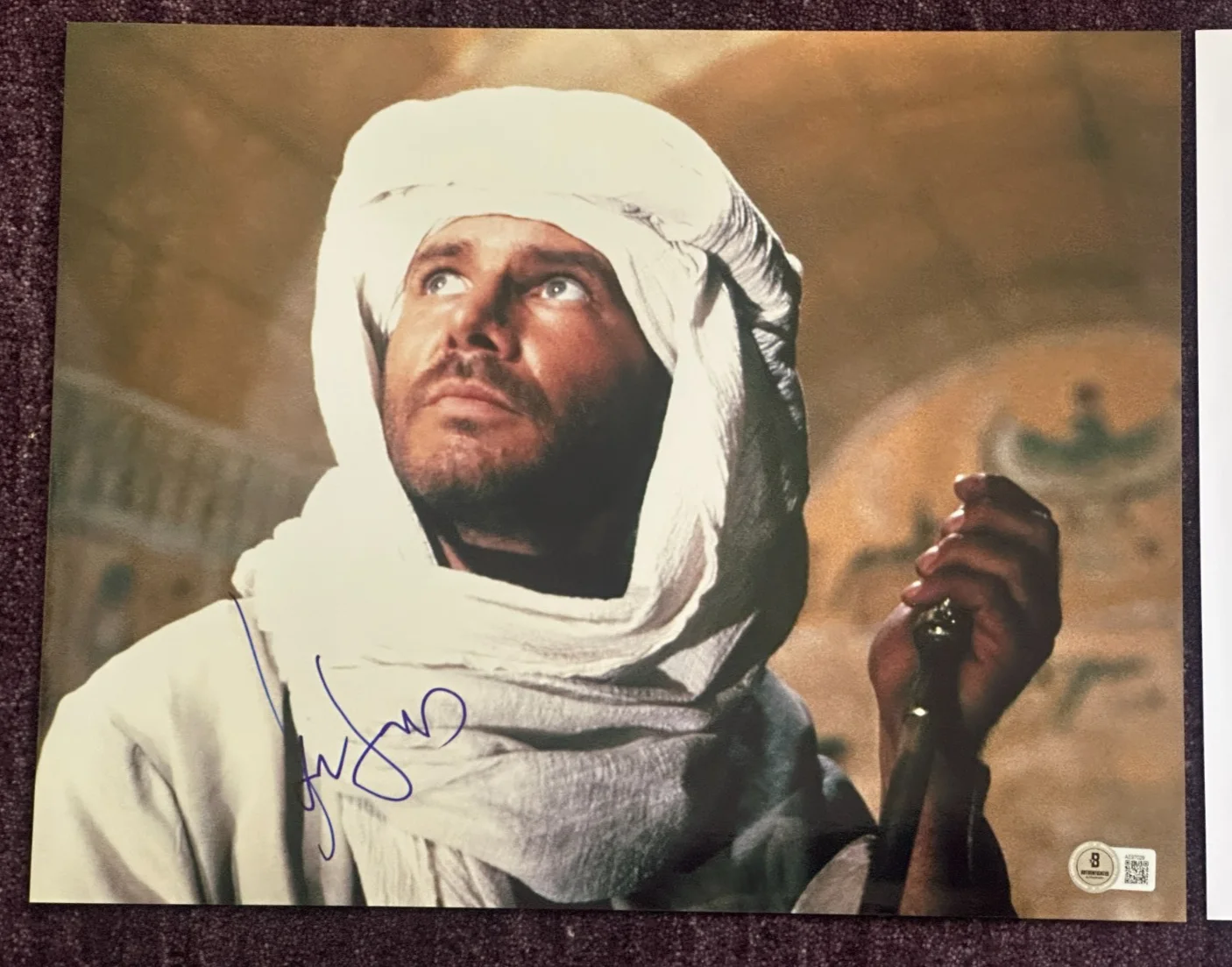 HARRISON FORD — HARRISON FORD Signed INDIANA JONES 11x14 PHOTO Beckett (BAS) LOA, image 3