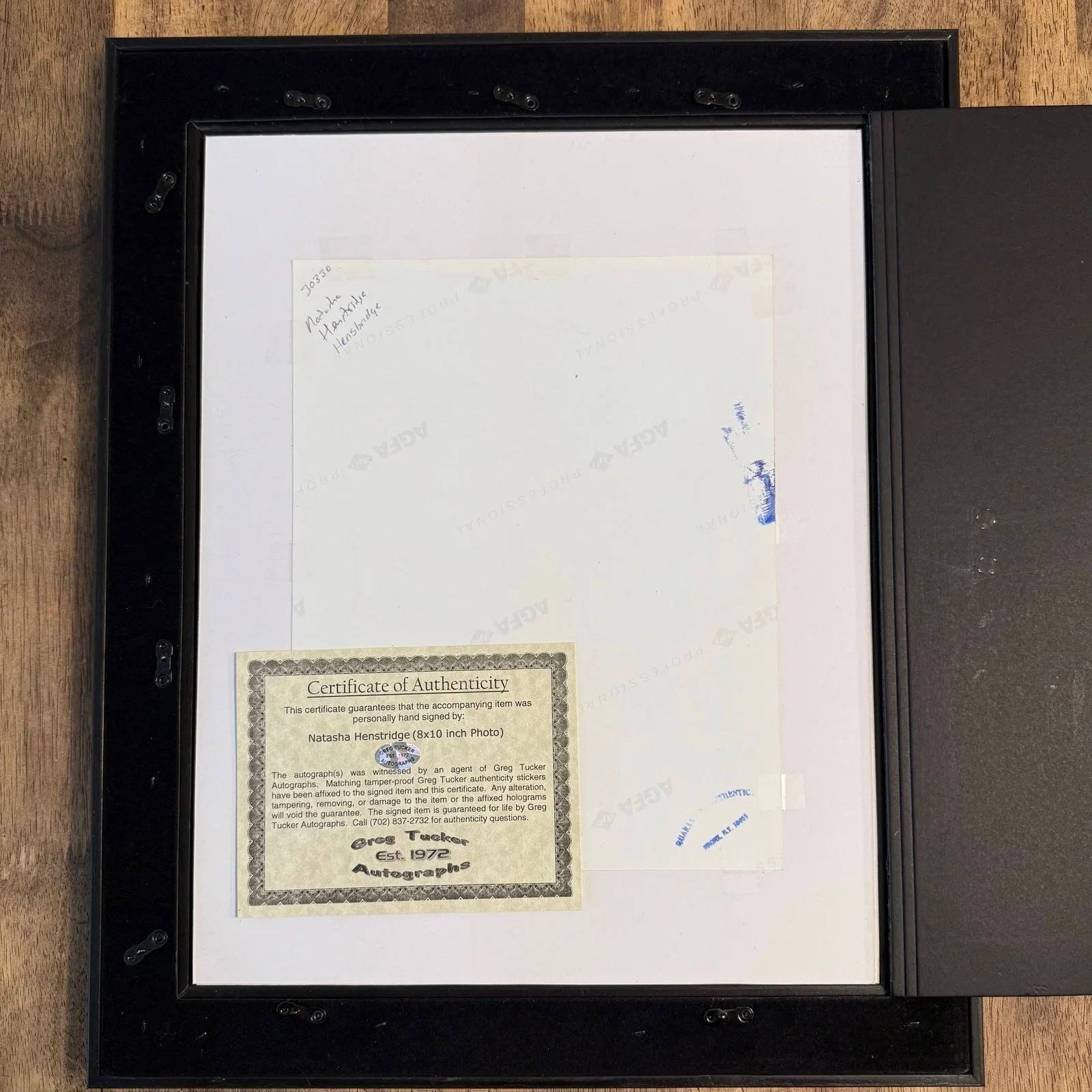 Natasha Henstridge — Natasha Henstridge Autograph Actor Species Framed Photo 14x17 COA Greg Tucker, image 5