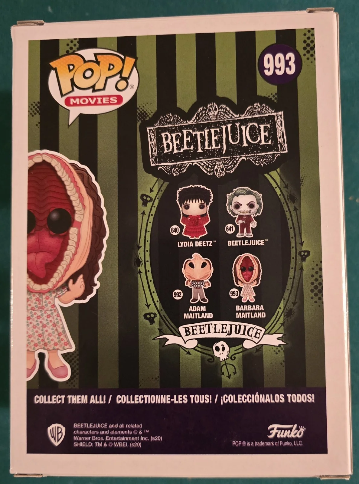 Geena Davis — Geena Davis Signed Funko Pop JSA Sticker Only Character Name & Quote, image 3