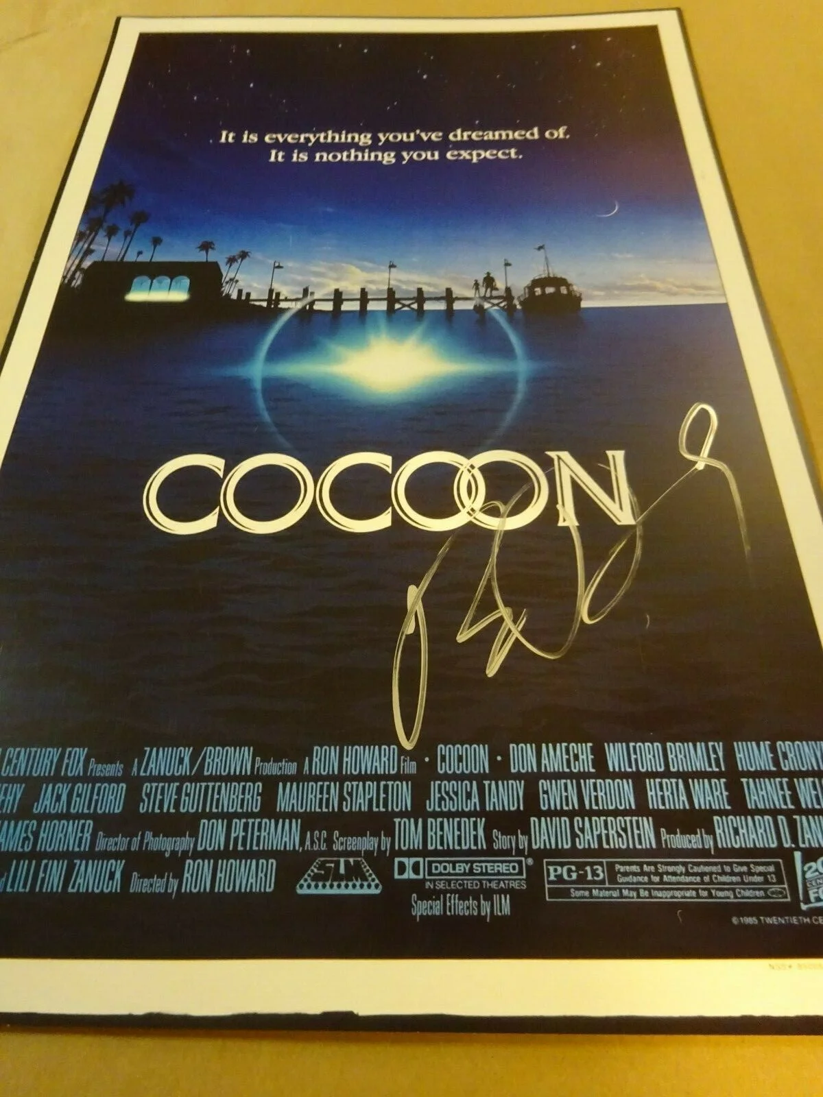 Brian Dennehy — Signed BRIAN DENNEHY Autographed COCOON Photograph 11"x17", image 2