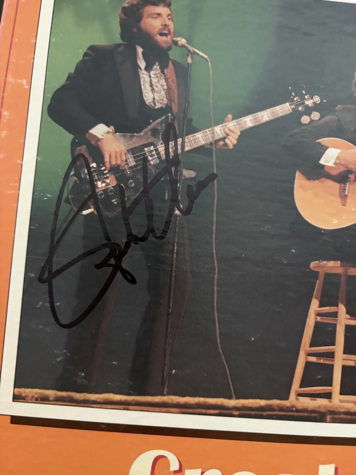 Larry Gatlin & The Gatlin Brothers signed Greatest Hits LP Vinyl Autographed, изображение 2