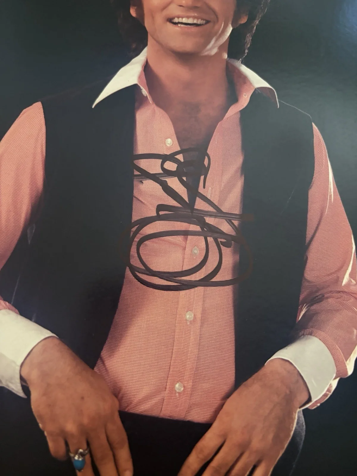 Larry Gatlin signed Oh! Brother LP Vinyl Autographed Country Legend, image 2