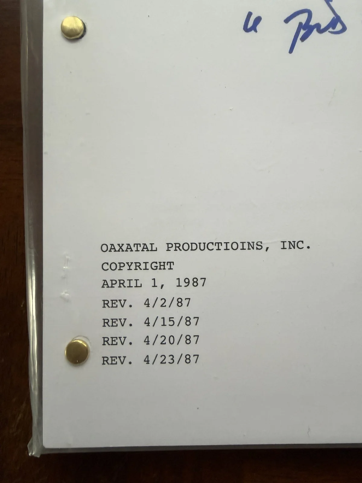 Steven Bauer — Steven Bauer Signed Autograph Scarface Movie Script Screenplay Beckett COA, image 2