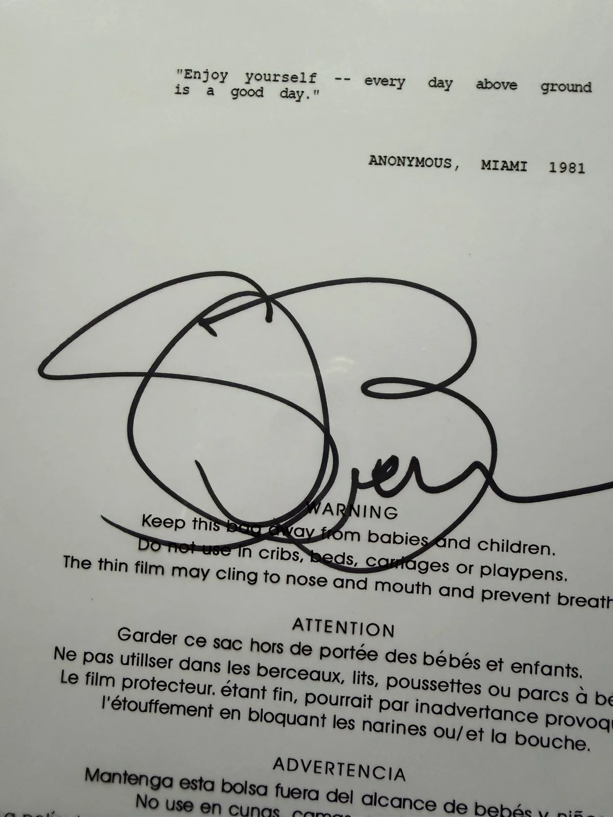 Steven Bauer — Steven Bauer Signed Autograph Scarface Movie Script Screenplay Beckett COA, image 4